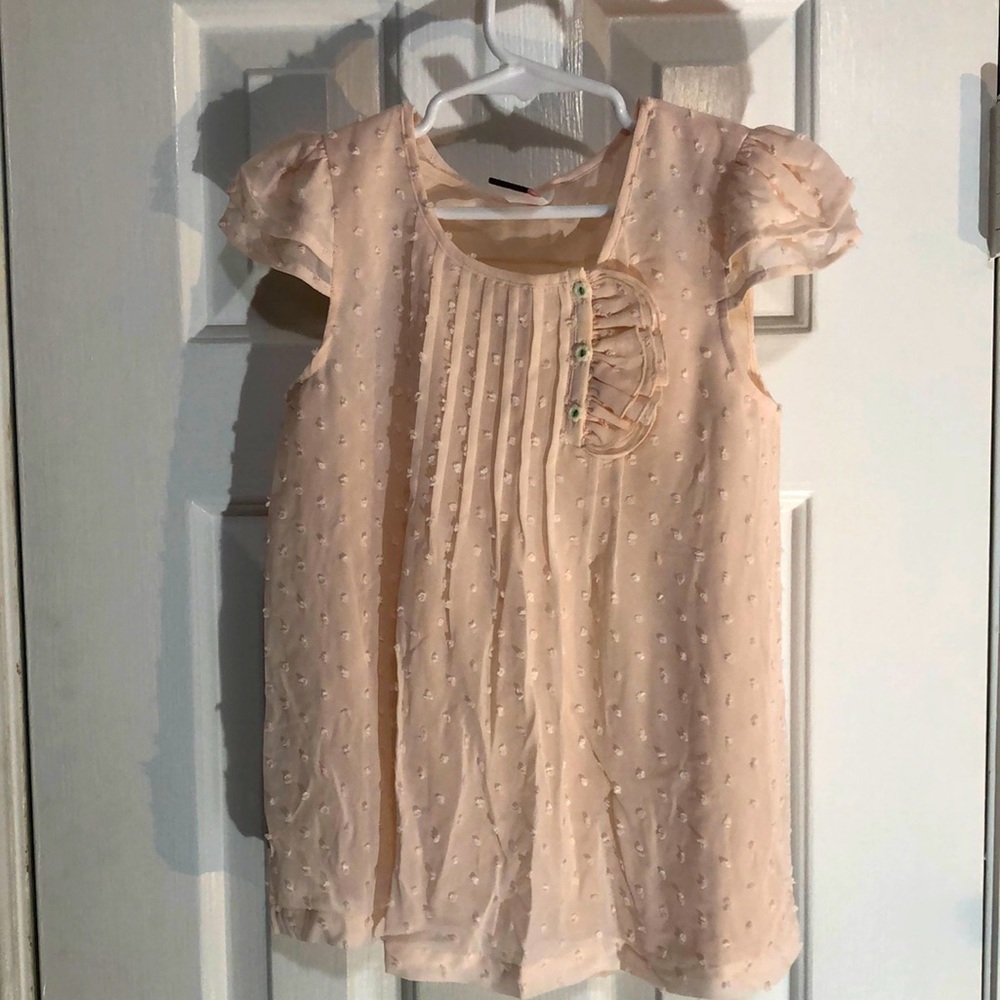 Matilda Jane Silk Blouse w/Liner Size 6